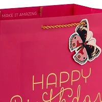 13" Happy Birthday on Pink Large Gift Bag for only USD 4.99 | Hallmark