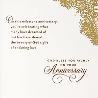 God's Gift of Enduring Love Religious 50th Anniversary Card for Couple for only USD 5.59 | Hallmark
