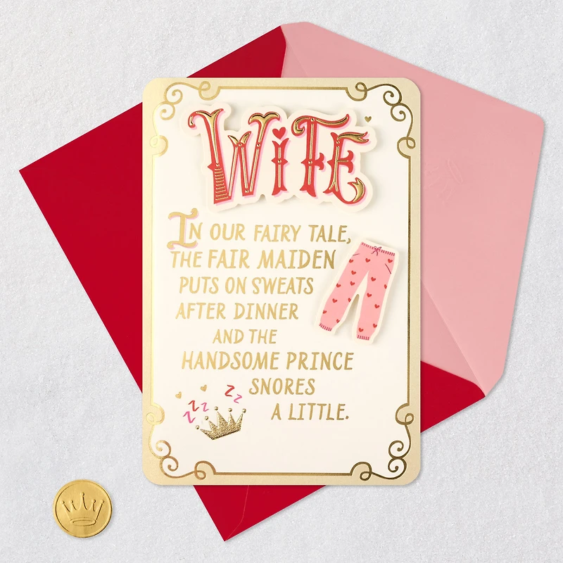 Happily Ever After Funny Valentine's Day Card for Wife for only USD 6.99 | Hallmark