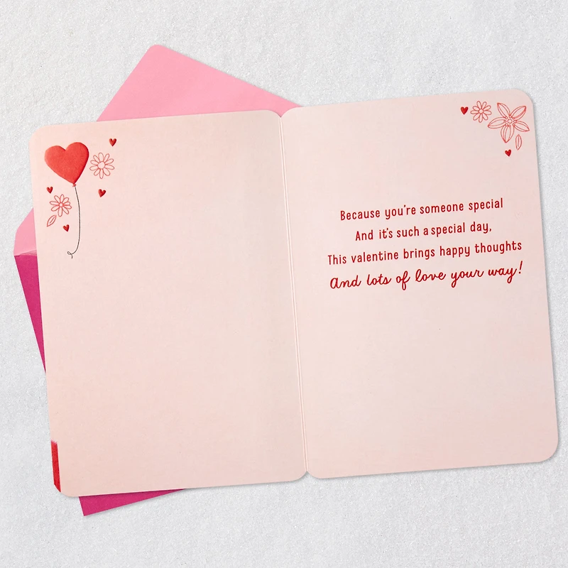 Happy Thoughts and Lots of Love Valentine's Day Card for only USD 2.99 | Hallmark