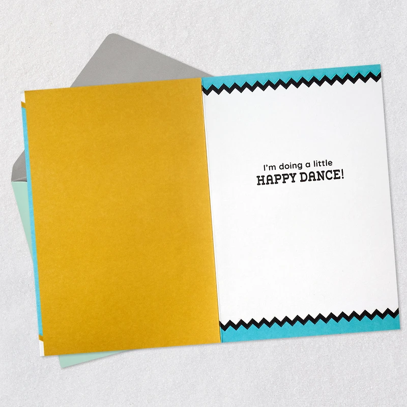 Peanuts® Charlie Brown and Snoopy Happy Dance Thank You Card for only USD 4.99 | Hallmark
