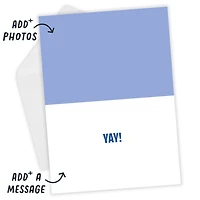 Bold Stacked Letters Custom Celebration Card for only USD 4.99 | Hallmark