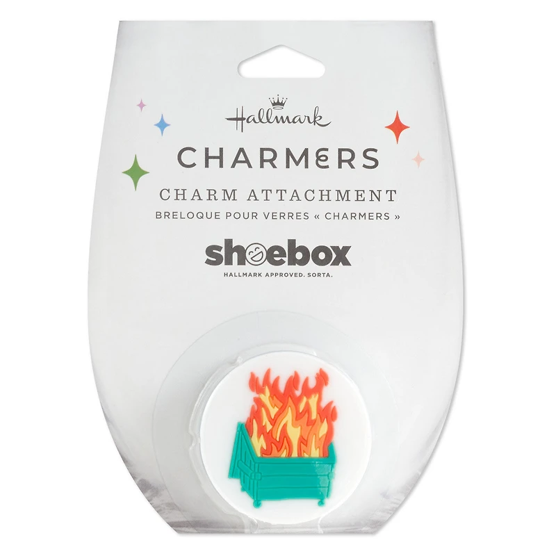 Charmers Dumpster Fire Funny Silicone Charm, 1.75" H for only USD 8.99 | Hallmark