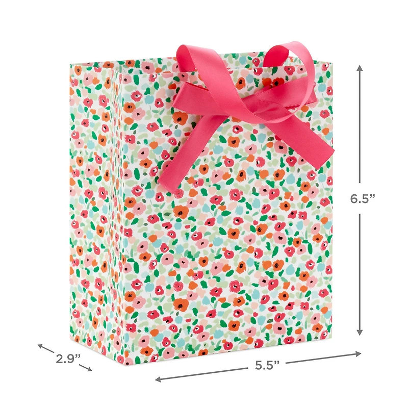 6.5" Bright Floral Small Gift Bag for only USD 2.49 | Hallmark