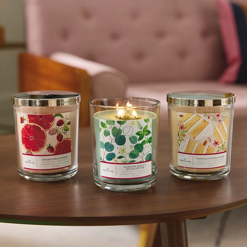 Vanilla Sugar Cake 3-Wick Jar Candle, 16 oz. for only USD 29.99 | Hallmark