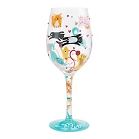 Lolita Meow It Up Handpainted Wine Glass, 15 oz. for only USD 34.99 | Hallmark