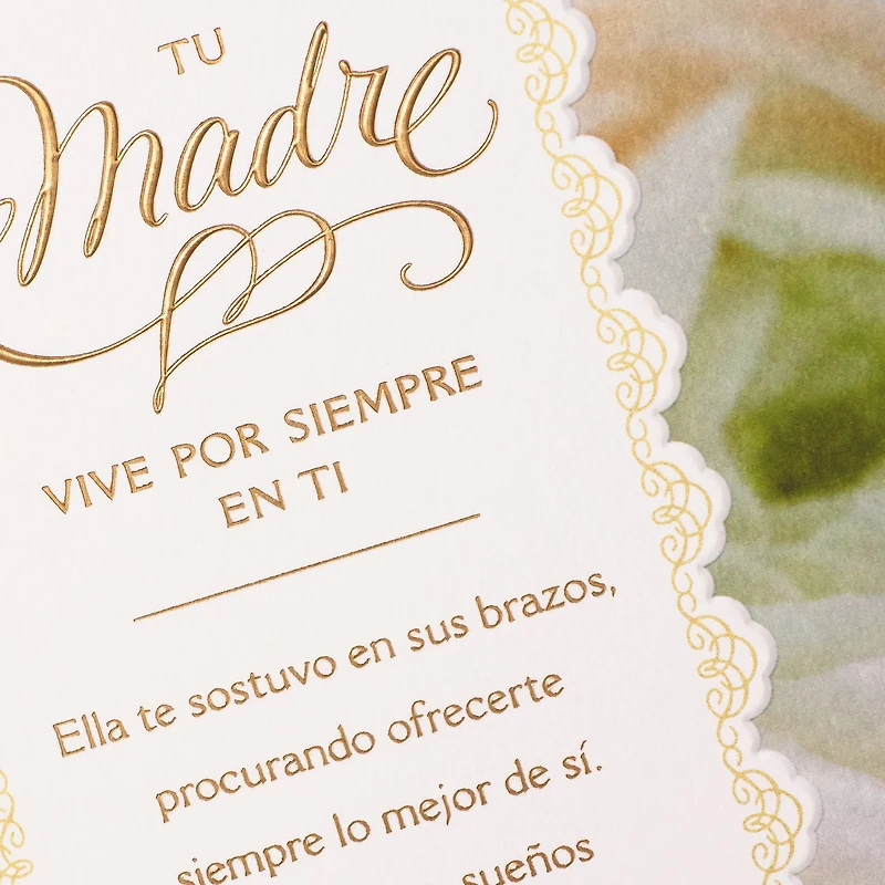 Your Mother Lives On In You Spanish-Language Sympathy Card for only USD 4.99 | Hallmark
