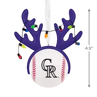 MLB Colorado Rockies™ Reindeer Baseball Hallmark Ornament for only USD 12.99 | Hallmark