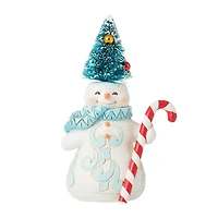Jim Shore Snowman With Mini Tree Hat Figurine, 5.7" for only USD 35.99 | Hallmark