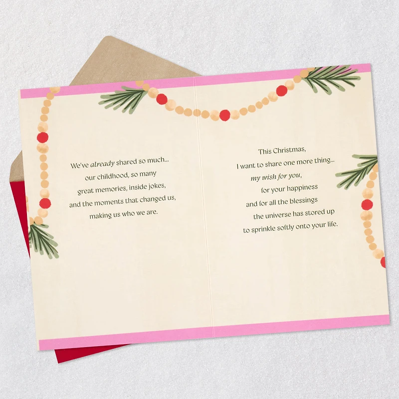 Wishes for Blessings and Happiness Christmas Card for Sister for only USD 6.99 | Hallmark