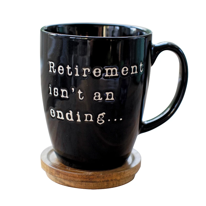 Our Name Is Mud Retirement Mug With Lid, 16 oz. for only USD 18.99 | Hallmark