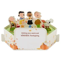Peanuts® Give Thanks 3D Pop-Up Thanksgiving Card for only USD 8.99 | Hallmark