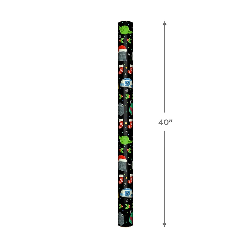 Star Wars™ Faces Christmas Wrapping Paper, 70 sq. ft. for only USD 9.99 | Hallmark