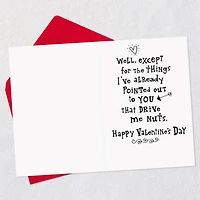 Love Everything About You Except... Funny Valentine's Day Card for only USD 3.49 | Hallmark