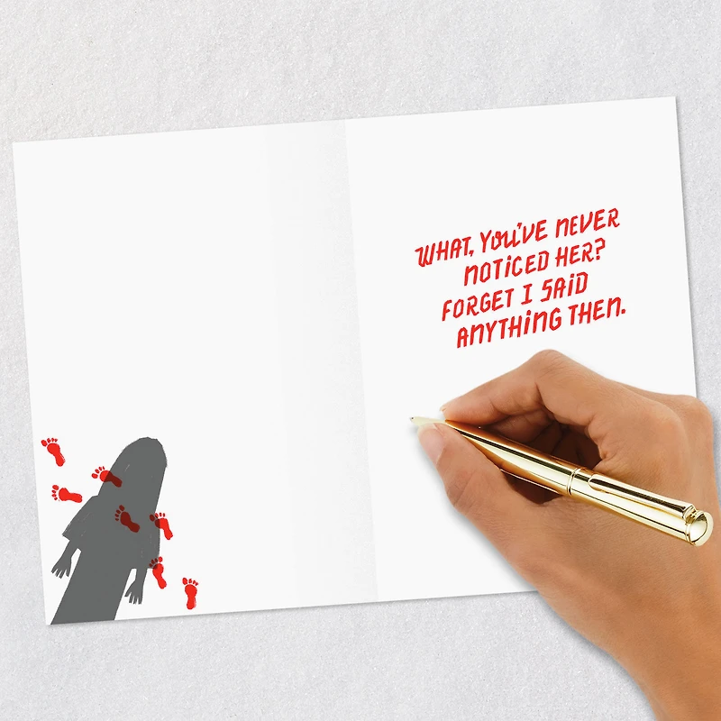 Creepy Hospital Gown Girl Funny Halloween Card for only USD 3.69 | Hallmark