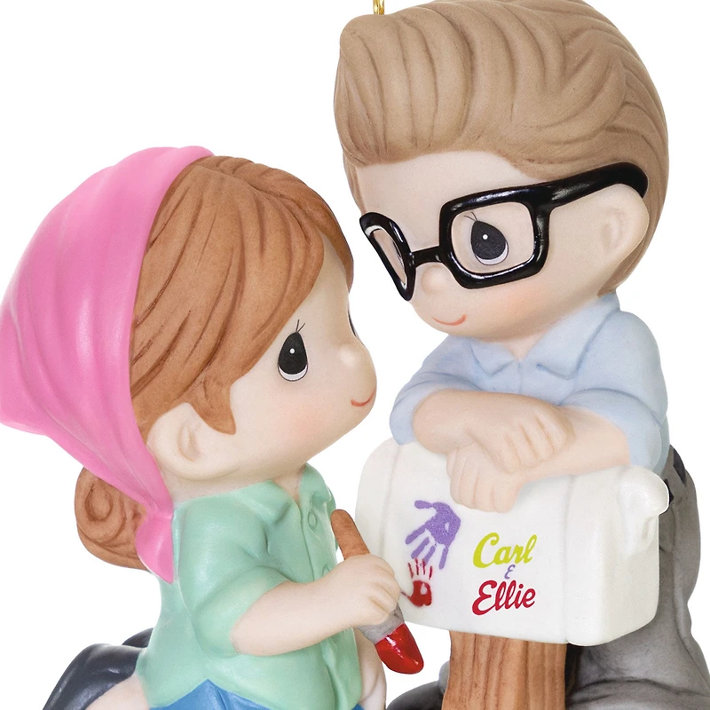 Disney/Pixar Precious Moments Up Carl and Ellie Porcelain Ornament for only USD 55.99 | Hallmark