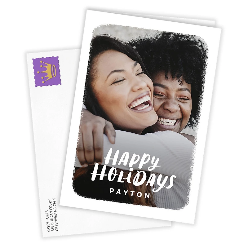 White Frame Custom Holiday Card for only USD 4.99 | Hallmark