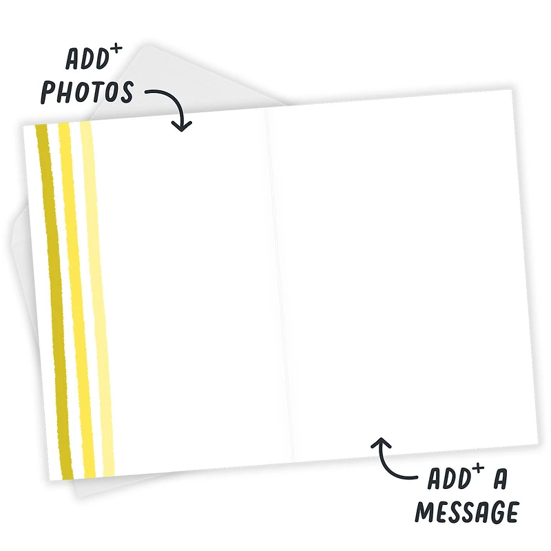 Personalized Photo on Yellow Photo Card for only USD 4.99 | Hallmark
