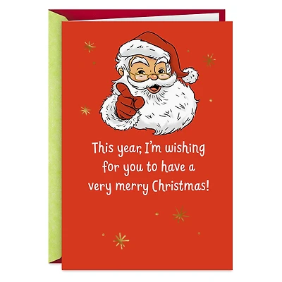 Pessimistic Wishes Funny Christmas Card for only USD 4.49 | Hallmark