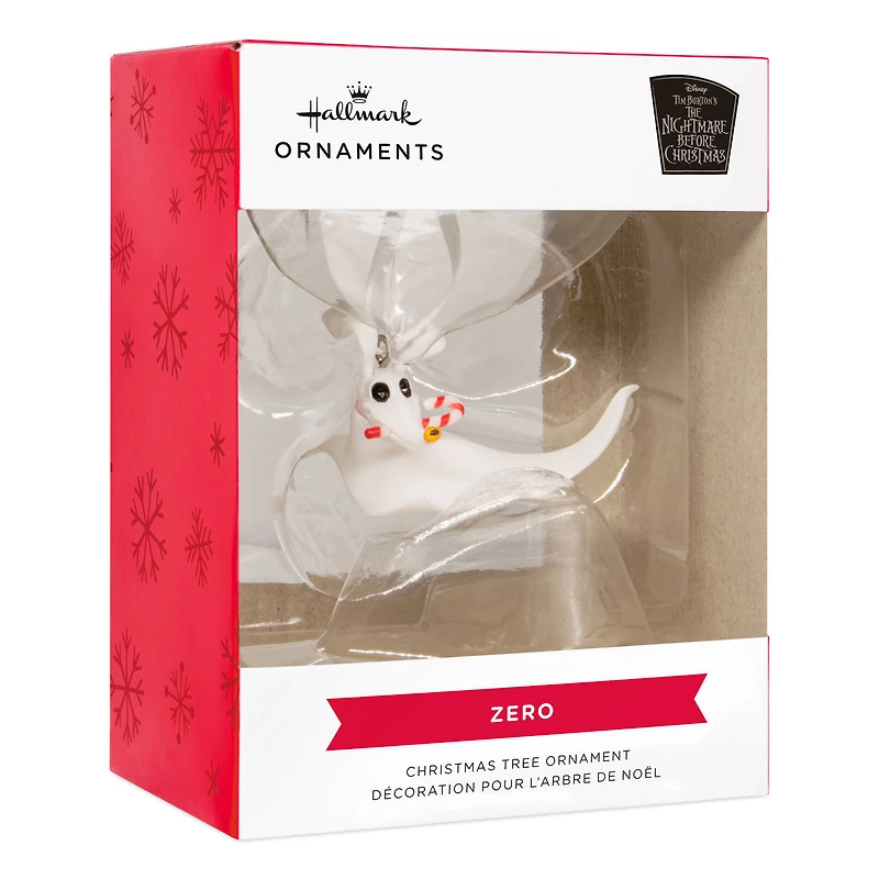 Disney Tim Burton's The Nightmare Before Christmas Zero With Candy Cane Hallmark Ornament for only USD 11.49 | Hallmark