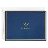 Gold Bee on Navy Blank Thank You Notes, Pack of 10 for only USD 10.49 | Hallmark