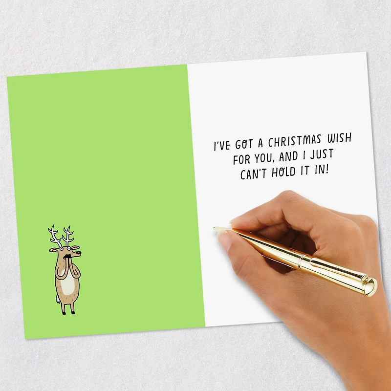 Reindeer Farts Funny Christmas Card for only USD 3.69 | Hallmark