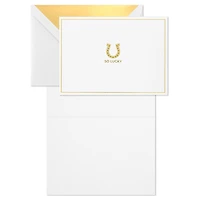 So Lucky Horseshoe Blank Notes, Pack of 10 for only USD 12.49 | Hallmark