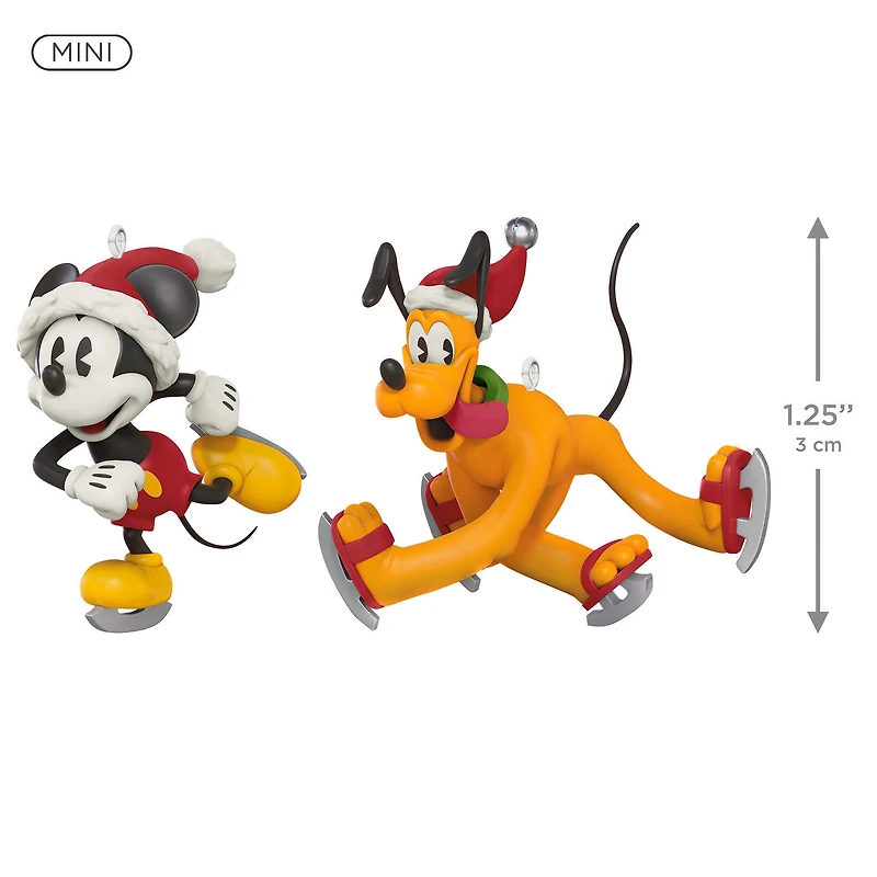 Mini Disney Mickey and Friends Gliding and Sliding Ornaments, Set of 2 for only USD 23.99 | Hallmark