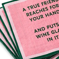 Drinks on Me True Friend Funny Party Napkins, Pack of 20 for only USD 5.99 | Hallmark