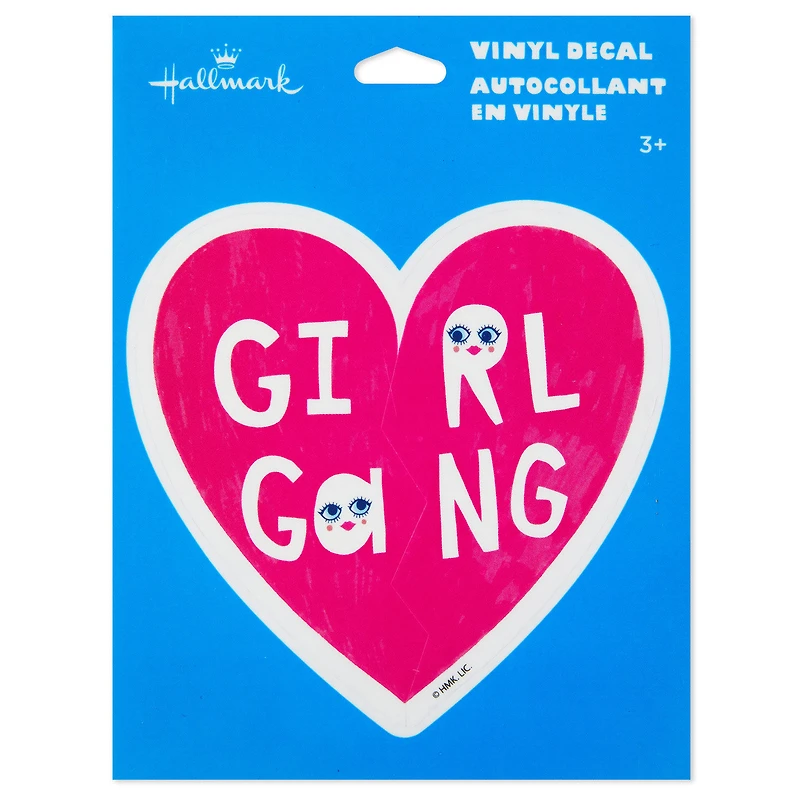 Girl Gang Heart Vinyl Decal for only USD 3.00 | Hallmark