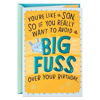 A Big Birthday Fuss Pop-Up Birthday Card for Like a Son for only USD 5.59 | Hallmark