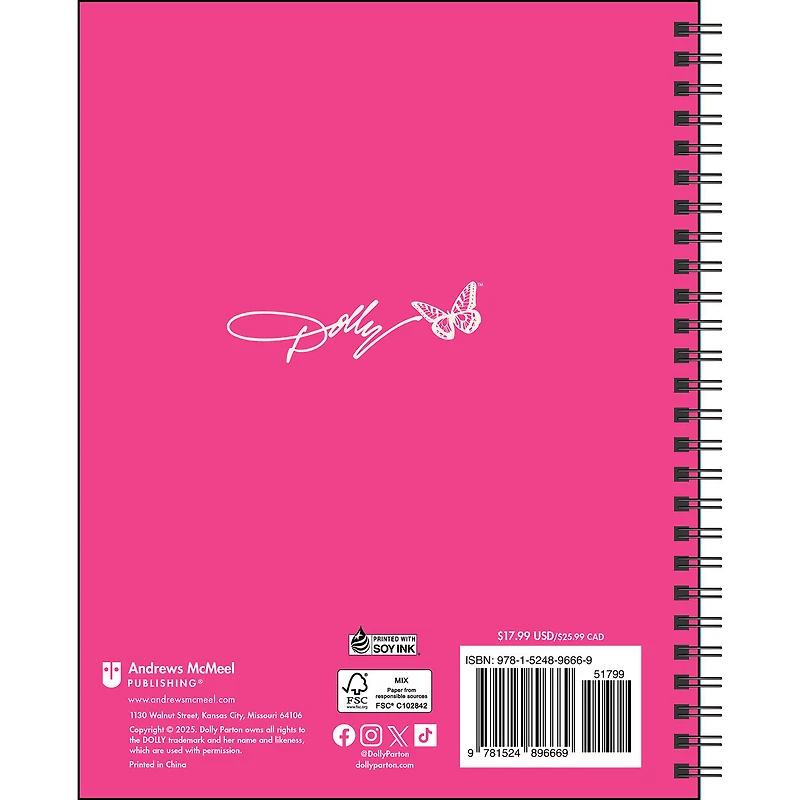 Dolly Parton Dollyisms 12-Month Planner for only USD 17.99 | Hallmark