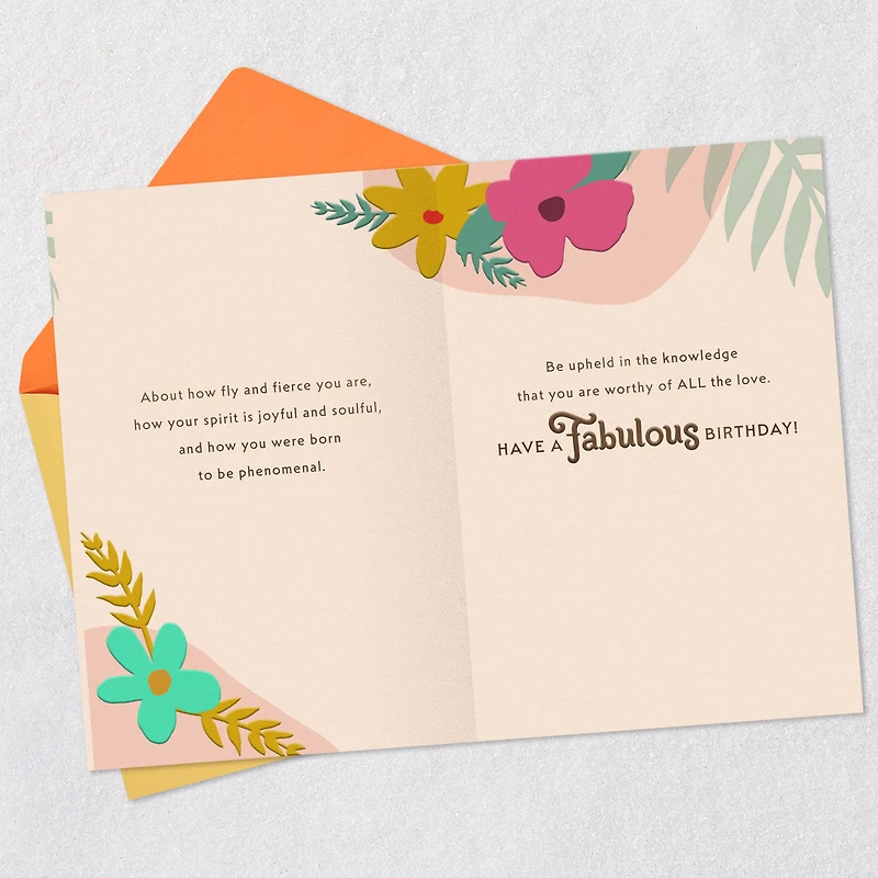 Sis, You're Worthy of All the Love Birthday Card for Her for only USD 4.99 | Hallmark