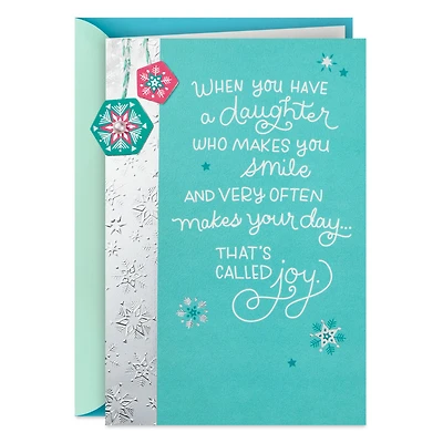Joy, Pride and Love Christmas Card for Daughter for only USD 6.99 | Hallmark