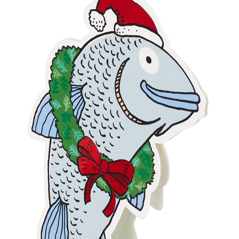Christmas Cod Fish Pun Funny 3D Pop-Up Christmas Card for only USD 7.99 | Hallmark