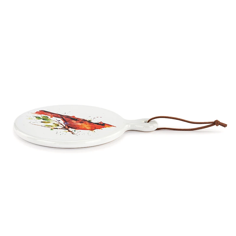 Demdaco Cardinal Mini Ceramic Serving Board, 6.5" for only USD 13.99 | Hallmark