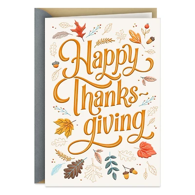 Happy, Cozy and Thankful Thanksgiving Card for only USD 2.99 | Hallmark