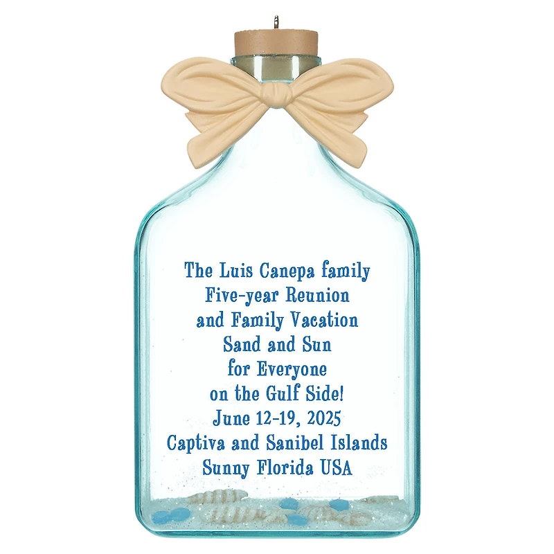 A Day at the Beach Personalized Ornament, Custom Text for only USD 34.99 | Hallmark