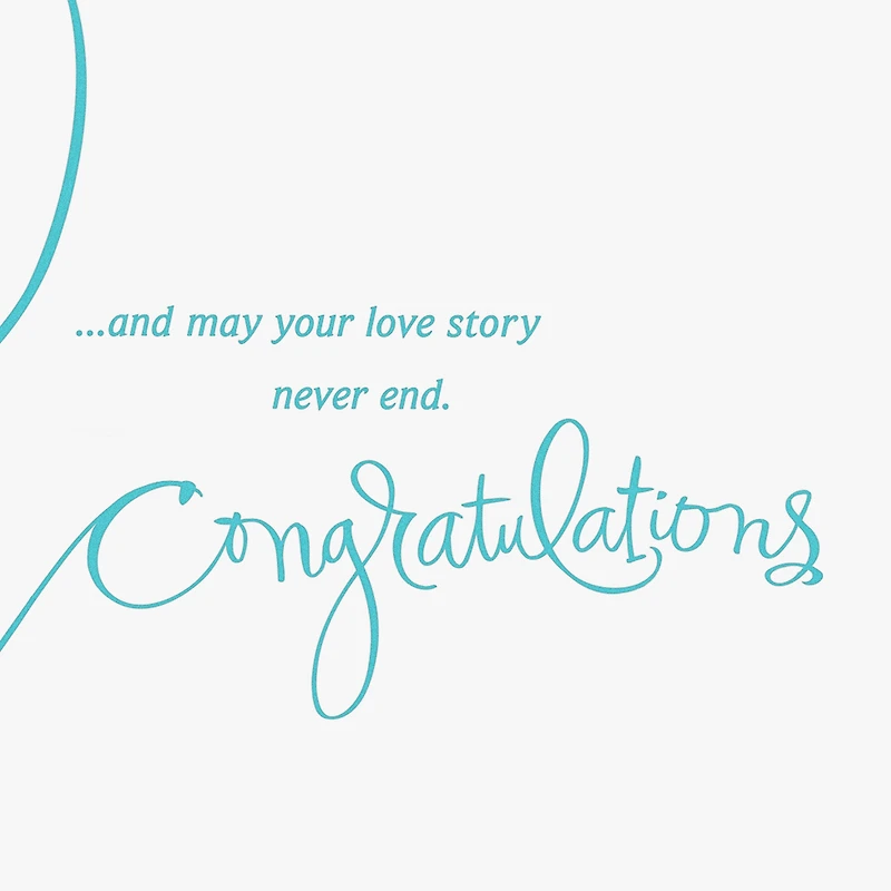Neverending Love Story Wedding Card for only USD 5.59 | Hallmark