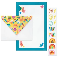 Confetti Collage Stationery Set With Stickers, Pack of 40 for only USD 10.99 | Hallmark