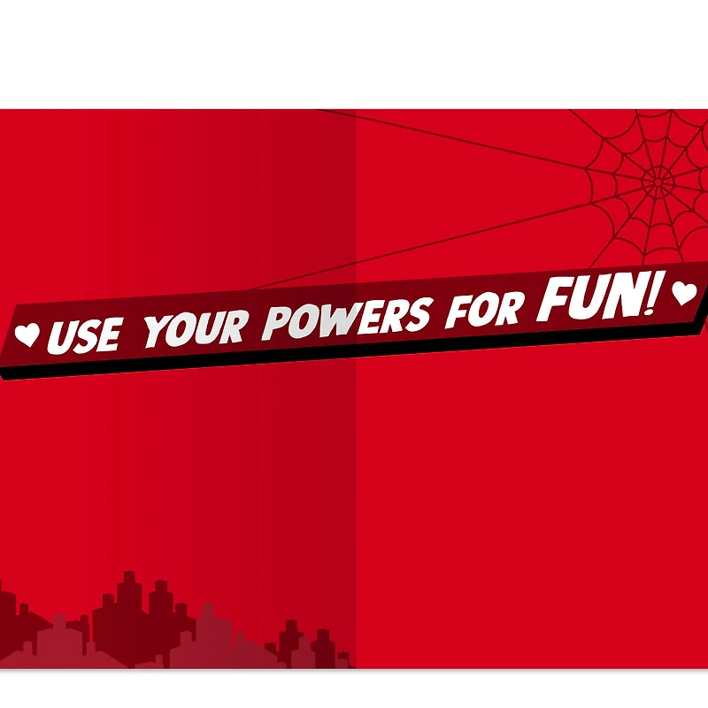 Marvel Spider-Man Use Your Powers for Fun Valentine's Day Card for Kids for only USD 2.99 | Hallmark