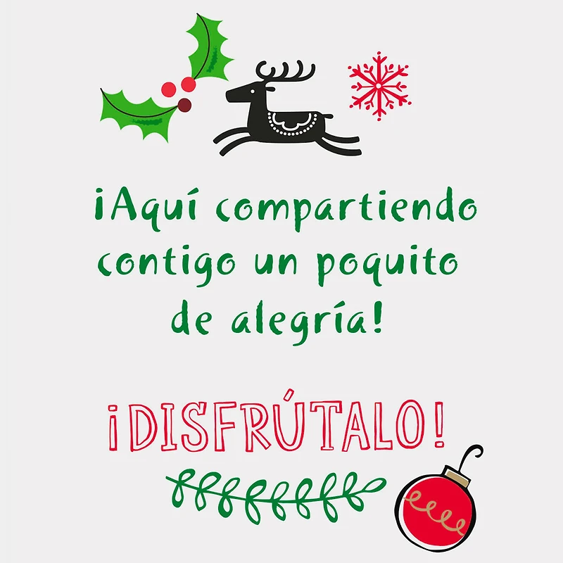Disney Mickey Mouse and Friends Sharing the Merry Spanish-Language Money Holder Christmas Card for only USD 2.99 | Hallmark