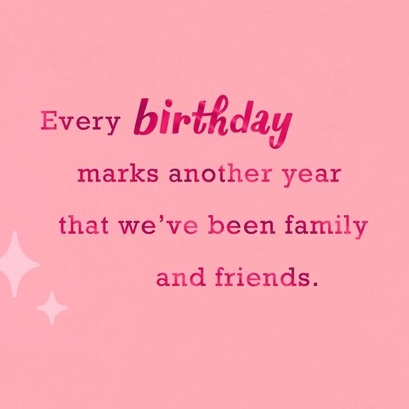 Cheers to Being Family and Friends Birthday Card for Sister for only USD 2.99 | Hallmark