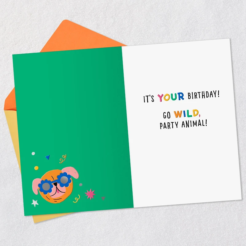 Party Animal Dogs Birthday Card for Kids for only USD 2.99 | Hallmark
