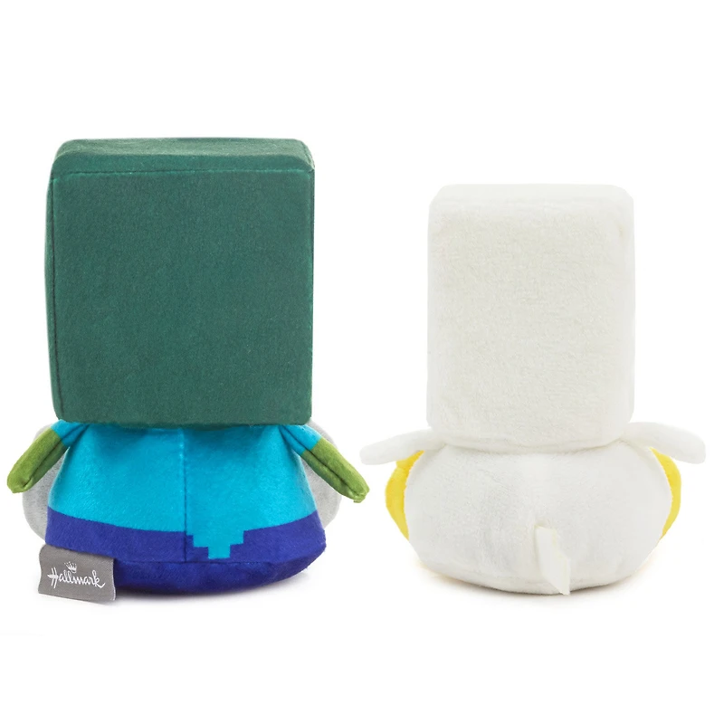 Better Together Minecraft Baby Zombie and Chicken Magnetic Plush Pair, 5.25" H for only USD 24.99 | Hallmark