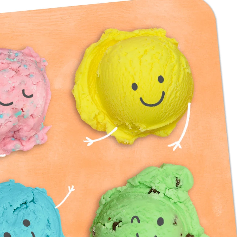 Smiling Ice-Cream Scoops Blank Card for only USD 2.99 | Hallmark