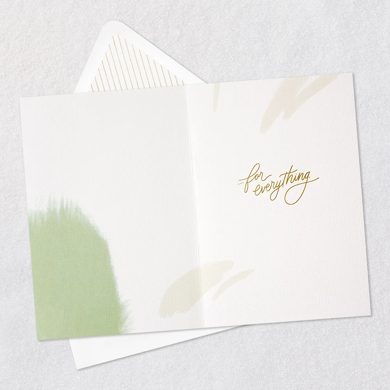 Blue and Green Brushstroke Thank You Card for only USD 5.99 | Hallmark