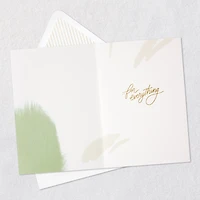Blue and Green Brushstroke Thank You Card for only USD 5.99 | Hallmark