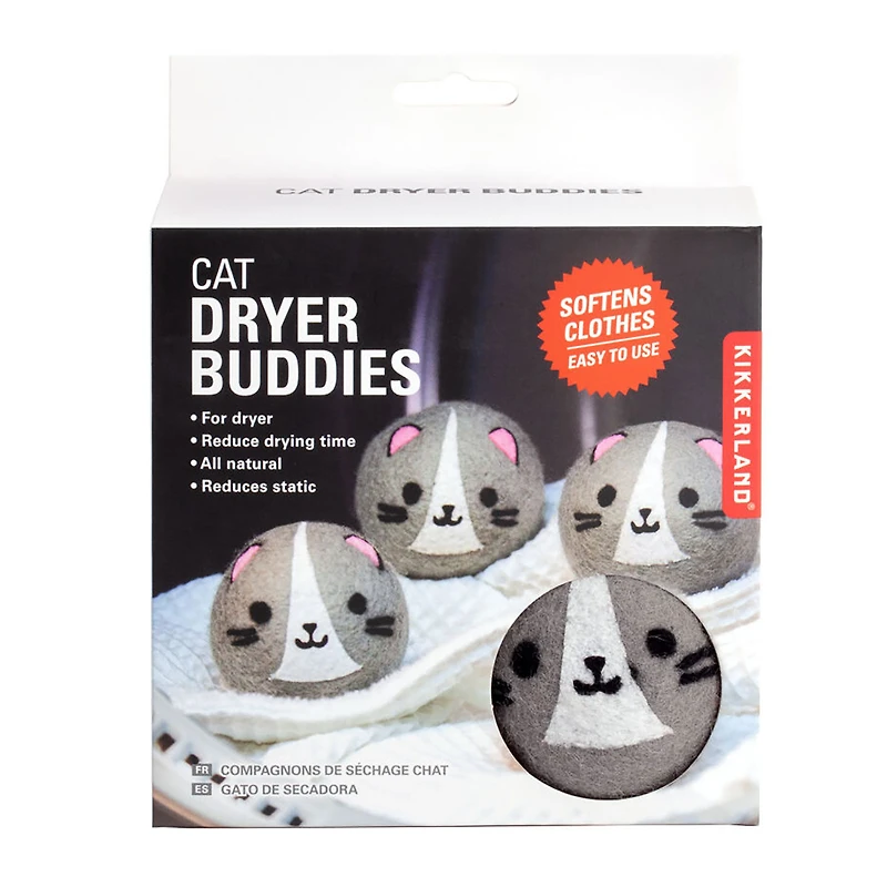 Kikkerland Cat Dryer Buddies Laundry Balls, Set of 4 for only USD 19.99 | Hallmark