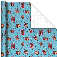 Elf Buddy the Elf™ Poses on Blue Christmas Wrapping Paper Roll, 25 sq. ft. for only USD 4.99 | Hallmark